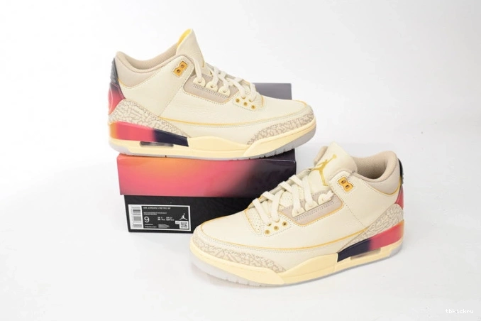 Rep TBkick Jordan Medellin x FN0344-901 J 3 Sunset Balvin Air 0717
